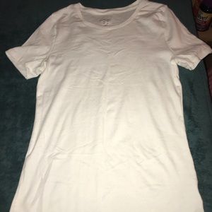 Plain white soft T